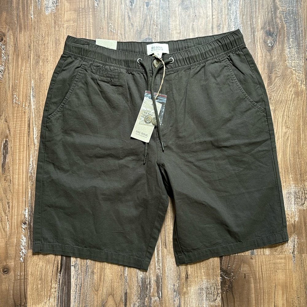 555 Soul Dark Olive Shorts